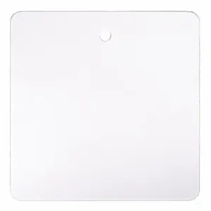 GRAINGER 22CM93 Tag, 2 Inch Width, 2 Inch Height, White, Square, Plastic, 10 PK | CP7RLV