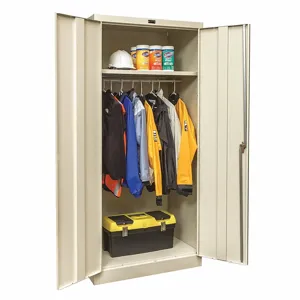 GRAINGER 230W362472A-PT Commercial Storage Cabinet, Tan, 72 x 36 x 24 Inch Size, Assembled | CD2WUR 411L12