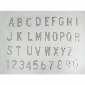 GRAINGER 23Y057 Letter Label Kit, 6 Inch Character Height, A To Z, Character Sets | CQ2HZM