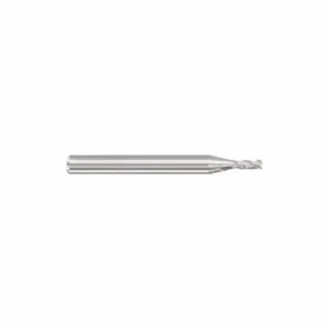 GRAINGER 251-003010 Corner Chamfer End Mill, Carbide, Bright Finish, 1/32 Inch Milling Dia | CQ2MHR 55HH96