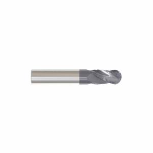 GRAINGER 258-437103 Ball End Mill, 4 Flutes, 7/16 Inch Milling Dia, 2.7 Inch Overall Length | CQ2CAD 55HK98