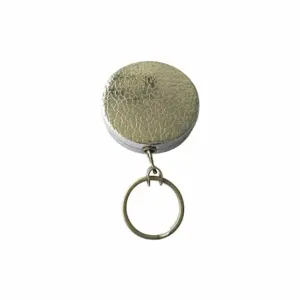 GRAINGER 25DU51 Key Reel, Stainless Steel Chain, Split, 1 3/16 Inch Size Ring Size, Chrome Texture | CQ2GMZ