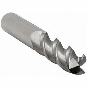GRAINGER 273-913250 Square End Mill, Center Cutting, 3 Flutes, 1 Inch Milling Dia, 3 1/4 Inch Length Of Cut | CP9WMC 52ZL46