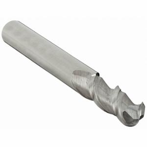 GRAINGER 282-218760 Ball End Mill, 2 Flutes, 7/32 Inch Milling Dia, 2.5 Inch Overall Length | CQ2BXQ 52ZR20