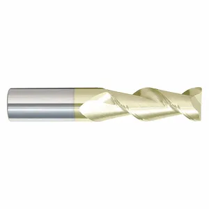 GRAINGER 282-753250D Corner Radius End Mill, Zrn Finish, 2 Flutes, 3/4 Inch Milling Dia, Straight | CQ2EJB 52ZT34