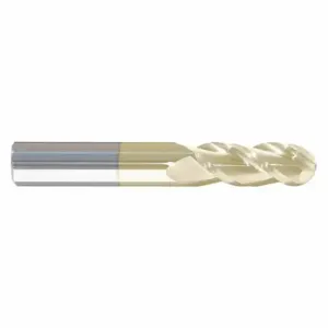 GRAINGER 283-501260D Ball End Mill, 3 Flutes, 1/2 Inch Milling Dia, 3 Inch Overall Length | CQ2BXY 52ZU52