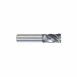 GRAINGER 294-001051 Corner Radius End Mill, Nacro Finish, 4 Flutes, 3/8 Inch Milling Dia, Straight | CQ2DAE 55HU67