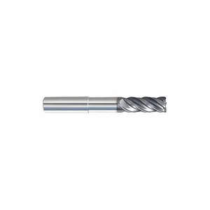 GRAINGER 294-004114 Corner Radius End Mill, Nacro Finish, 4 Flutes, 1 Inch Milling Dia, Straight | CQ2EHA 55HV76