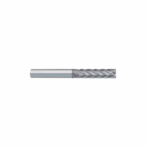 GRAINGER 295-030252B Corner Radius End Mill, Nacro Finish, 5 Flutes, 1/4 Inch Milling Dia, Straight | CQ2EHB 55HW55