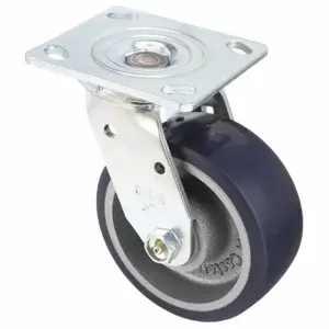 GRAINGER 29XU51 Standard Plate Caster, 5 Inch Dia, 6 1/2 Inch Height, Swivel, B | CQ6YFM