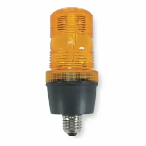 GRAINGER 2ERN6 Warning Light, Amber, Strobe Tube, 120VAC, 150000 Candela, 8000 hr Lamp Life | CQ7ELJ