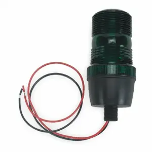 GRAINGER 2ERN9 Warning Light, Green, Strobe Tube, 12 to 80V DC, 150000 Candela, Dome, 72 | CQ7ELL