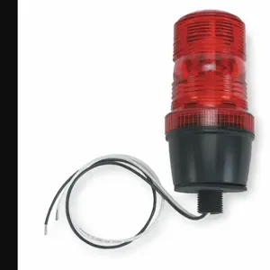 GRAINGER 2ERP4 Warning Light, Red, Strobe Tube, 120VAC, 150000 Candela, 8000 hr Lamp Life, 72 | CQ7ELR