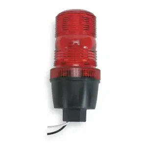 GRAINGER 2ERP6 Warning Light, Red, Strobe Tube, 120VAC, 150000 Candela, 8000 hr Lamp Life, 72 | CQ7ELT