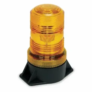 GRAINGER 2ERP7 Warning Light, Amber, Strobe Tube, 12 to 80V DC, 150000 Candela, Dome, 72 | CQ7ELV