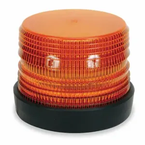 GRAINGER 2ERT3 Warning Light, Amber, Strobe Tube, 12 to 80V DC, 150000 Candela, Dome, 72 | CQ7ELE