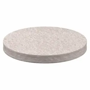 GRAINGER 2FHD8 Wool Felt Disc, 8 Inch Dia, 1/8 Inch Thick, Plain Backing, F1, Off White, 95% Wool Content | CP9HFR