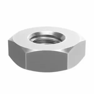 GRAINGER 2NLJ7 Hex Nut, #10-32 Thread, 3/8 Inch Hex Width, 1/8 Inch Hex Height, Stainless Steel, 316 | CQ2AFU