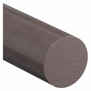 GRAINGER 2XMY6 Plastic Rod, 3 Ft Plastic Length, Dark Brown, Opaque, 8000 Psi Tensile Strength | CP6VBX