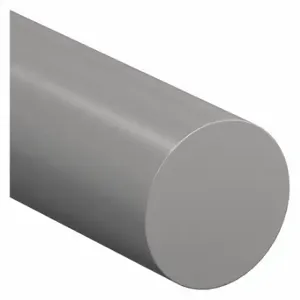 GRAINGER 2XPR2 Plastic Rod, 1 Ft Plastic Length, Gray, Opaque, 11000 Psi Tensile Strength | CQ3ADW