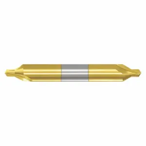 GRAINGER 300-001509 Center Drill, #7 Drill Size, 5/8 Inch Body Dia, 1/4 Inch Drill Point Dia, TiN Finish | CP8VJP 45YH58