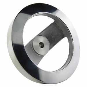 GRAINGER 30708P Hand Wheel, Unthreaded Hole, 8 Inch Outside Dia, Silver, 1/2 Inch Bore Dia | CP9YHE 410M69