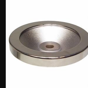 GRAINGER 30917P Hand Wheel, Unthreaded Hole, 6-5/8 Inch Outside Dia, Silver, 5/8 Inch Bore Dia | CP9YHC 410M52