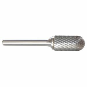 GRAINGER 310-001077 Cylinder Bur Sc, Single Cut, 1/4 Inch Shank Dia, 3/4 Inch Head Dia, Lg Of Cut 1 In | CP9BUB 22XY84