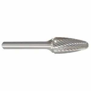 GRAINGER 310-001115 Tree Bur SF, Single Cut, 1/8 Inch Size Shank Dia, 1/4 Inch Heightead Dia | CQ7RFZ 22XZ22