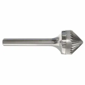 GRAINGER 310-001175 Cone Bur, Single Cut, 1/4 Inch, 5/8 Inch, 5/16 Inch, 2-1/16 Inch, Sk-6, 90 Deg | CP6QGF 22XZ66