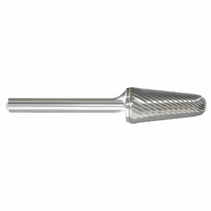 GRAINGER 310-001181 Cone Bur, Single Cut, 1/8 Inch Shank, 1/8 Inch Head, Lg Of Cut 1/2 Inch, Sl-42, Carbide | CP8YBN 22XZ71