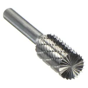 GRAINGER 310-002033 Cylinder Bur Sb, Double Cut, 1/8 Inch Shank Dia, 3/32 Inch Head Dia, Sb-42 | CP9BQL 22YA47