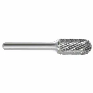 GRAINGER 310-002072C Cylinder Bur Sc, Double Cut, 1/4 Inch Shank Dia, 1/4 Inch Head Dia, Lg Of Cut 5/8 In | CP9BRY 22YA84