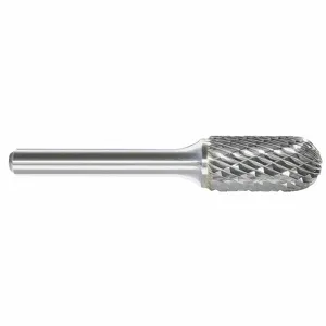 GRAINGER 310-002063 Cylinder Bur Sc, Double Cut, 1/8 Inch Shank Dia, 1/8 Inch Head Dia, Sc-42 | CP9BUW 22YA75