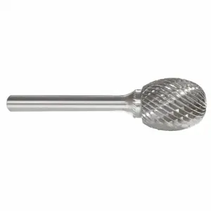 GRAINGER 310-002101 Oval Bur SE, Double Cut, 1/8 Inch Size Shank Dia, 3/16 Inch Heightead Dia | CQ3NWW 22YC12