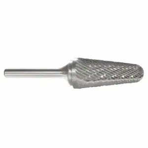 GRAINGER 310-002183 Cone Bur, Double Cut, 3/16 Inch Shank, 3/16 Inch Head, Lg Of Cut 1/2 Inch, Sl-81 | CP8YBF 22YC79