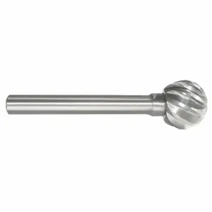 GRAINGER 310-002507 Ball Bur SD, Aluminum Cut, 1/4 Inch Shank Dia, 1/2 Inch Head Dia | CP7PFA 22YD21