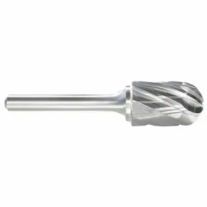 GRAINGER 310-002519 Cylinder Bur Sc, Aluminum Cut, 1/4 Inch Shank Dia, 1/4 Inch Head Dia, Sc-1Nf | CP9BRQ 22YD33