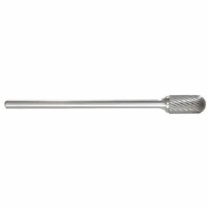 GRAINGER 310-002607 Cylinder Bur Sc, Single Cut, 1/4 Inch Shank Dia, 1/2 Inch Head Dia, Lg Of Cut 1 In | CP9BTV 22YD49