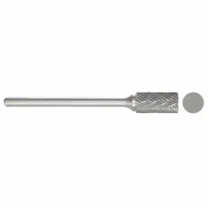 GRAINGER 310-002701 Cylinder Bur Sa, Double Cut, 1/4 Inch Shank, 1/4 Inch Head, 1/2 Inch Cut, Sa-1L6 | CP9BVJ 22YD68