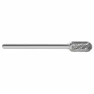 GRAINGER 310-002706 Cylinder Bur Sc, Double Cut, 1/4 Inch Shank Dia, 3/8 Inch Head Dia, Lg Of Cut 3/4 In | CP9BTE 22YD73