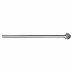 GRAINGER 310-002711 Ball Bur SD, Double Cut, 1/4 Inch Shank Dia, 1/2 Inch Head Dia | CP7PFF 22YD78