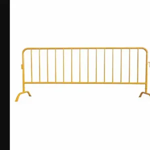 GRAINGER 31DW07 Crowd Control Barrier, 102 Inch Overall Lg, 40.5 Inch Overall Ht, Yellow | CQ3VPC