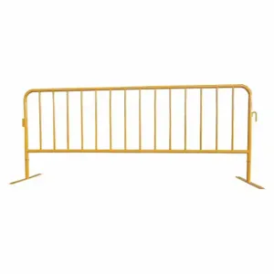 GRAINGER 31DW09 Crowd Control Barrier, 102 Inch Overall Lg, 40.5 Inch Overall Ht, Yellow | CQ3VPB