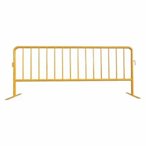 GRAINGER 31DW13 Crowd Control Barrier, 102 Inch Overall Lg, 40.5 Inch Overall Ht, Yellow | CQ3VNX