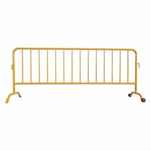 GRAINGER 31DW15 Crowd Control Barrier, 102 Inch Overall Lg, 40.5 Inch Overall Ht, Yellow | CQ3VPA