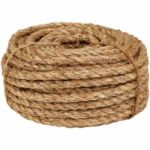 GRAINGER 330160-NAT-00100-60016 All Purpose General Utility Rope, 1/2 Inch Dia, Tan, 100 Feet | CF2TQW 55JG49