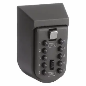 GRAINGER 33J855 Lock Box, Surface, Push Button, 20 Key Capacity, Zinc Alloy | CQ2JHN