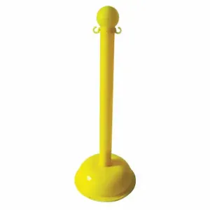 GRAINGER 33L677 Barrier Post, 3 Inch Post Dia, 41 1/4 Inch Height, Yellow, Polyethylene | CQ3QTD