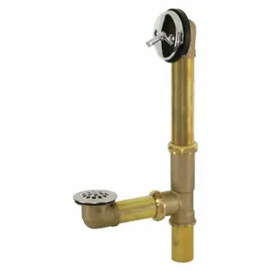 GRAINGER 35201 Trip Lever, 1 1/2 Inch Size Pipe Dia, 304 Stainless Steel Dra Inch, Slip, Gold | CQ7RHE 444K05